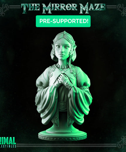 Elf Princess - Enora - Bust- THE MIRROR MAZE - MASTERS OF DUNGEONS QUEST