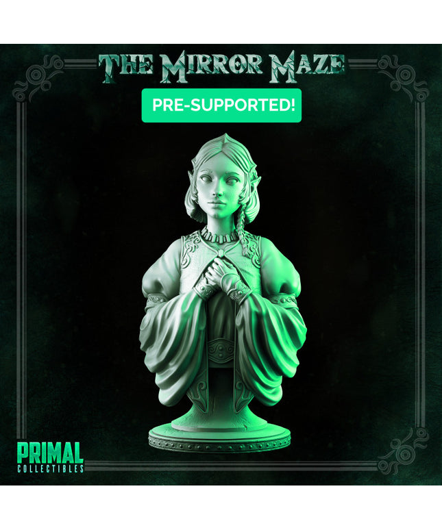 Elf Princess - Enora - Bust- THE MIRROR MAZE - MASTERS OF DUNGEONS QUEST