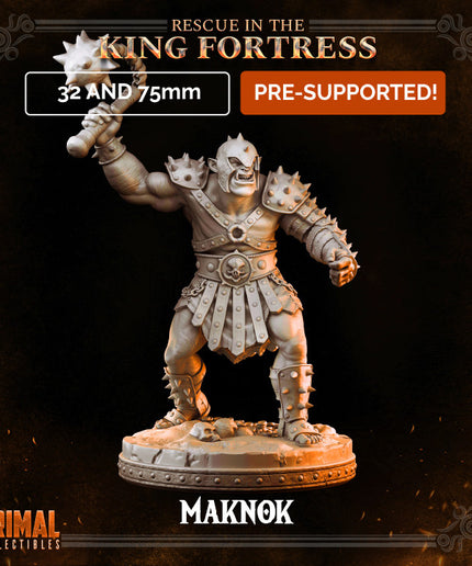 Orc minion - MAKNOK - April 2023 - RESCUE IN THE KING FORTRESS - MASTERS OF DUNGEONS QUEST