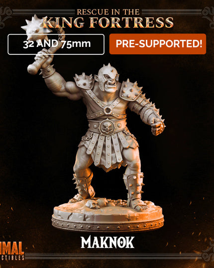 Orc minion - MAKNOK - April 2023 - RESCUE IN THE KING FORTRESS - MASTERS OF DUNGEONS QUEST