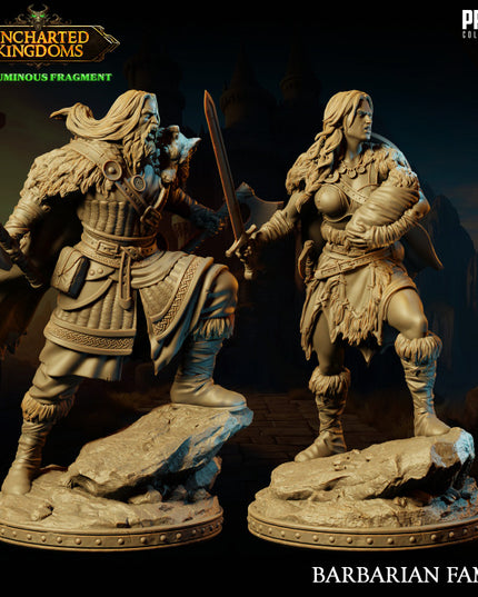 Barbarian Family - Kara & Fegur - February 2024 - Uncharted Kingdoms