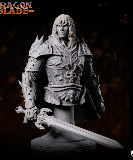 Fighter - Iron shineblade - bust - December 2023 - DRAGONBLADE- MASTERS OF DUNGEONS QUEST