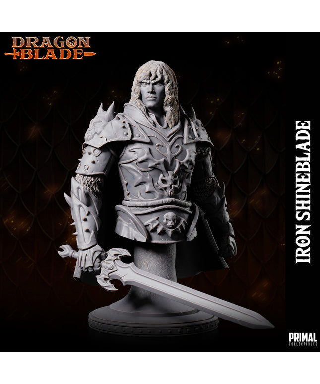 Fighter - Iron shineblade - bust - December 2023 - DRAGONBLADE- MASTERS OF DUNGEONS QUEST