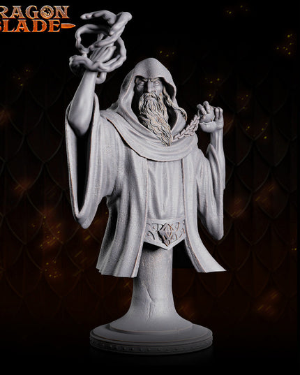 Dark Wizard - Gramros (the dark one) - bust - October 2023 - DRAGONBLADE- MASTERS OF DUNGEONS QUEST