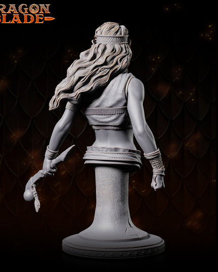 Elf - Dragon - Silwer - bust - October 2023 - DRAGONBLADE- MASTERS OF DUNGEONS QUEST