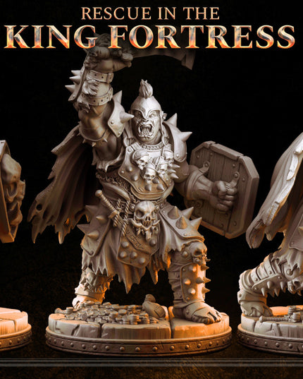 Orc warlord - THROG- April 2023 - RESCUE IN THE KING FORTRESS - MASTERS OF DUNGEONS QUEST