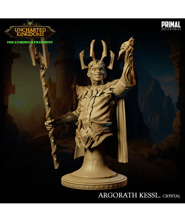 Dark wizard - Argorath Kessl (crystal powerful version) - Bust - March 2024 - Uncharted Kingdoms