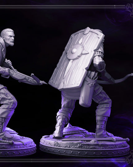 Crossbowman/ Mercenary /Man- at- arms - Russel - DARK WIZARDS - MASTERS OF DUNGEONS QUEST