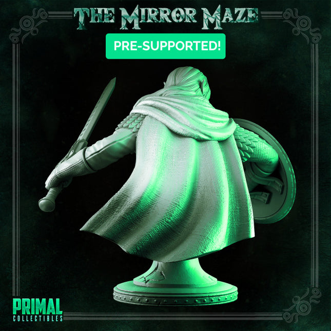 Elf - Athos - Bust - THE MIRROR MAZE - MASTERS OF DUNGEONS QUEST