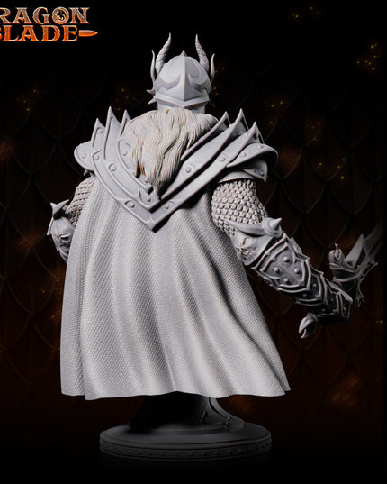 Wizard - Fighter - Dragon Emperor Thazgeth Draght - Bust- November 2023 - DRAGONBLADE- MASTERS OF DUNGEONS QUEST