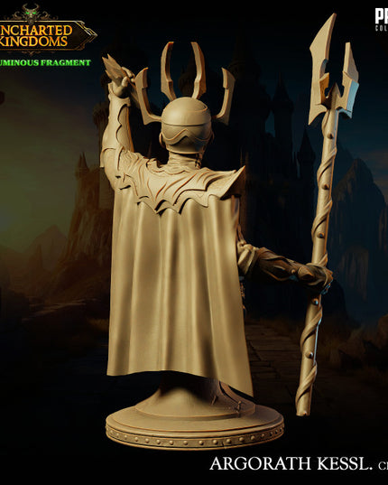 Dark wizard - Argorath Kessl (crystal powerful version) - Bust - March 2024 - Uncharted Kingdoms