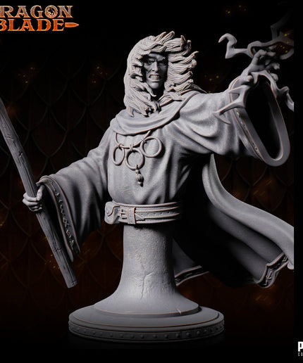 Wizard - Dark Edheliel - Bust - November 2023 - DRAGONBLADE- MASTERS OF DUNGEONS QUEST