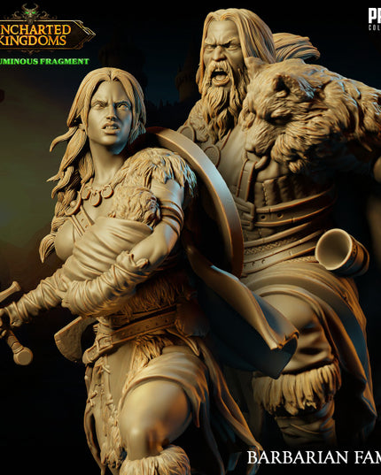 Barbarian Family - Kara & Fegur - February 2024 - Uncharted Kingdoms