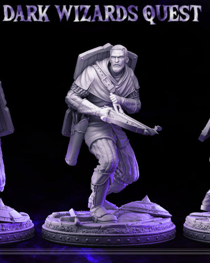 Crossbowman/ Mercenary /Man- at- arms - Russel - DARK WIZARDS - MASTERS OF DUNGEONS QUEST