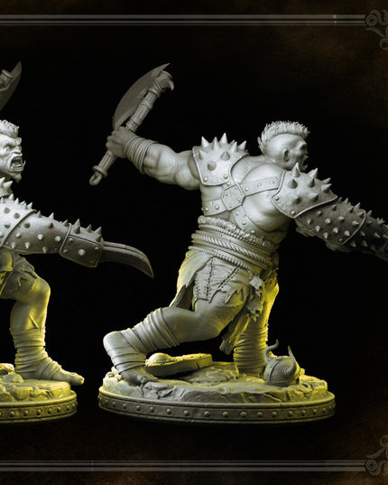 Ogre chieftain - Thurok - CONTRA THE OGRES CROWD - MASTERS OF DUNGEONS QUEST