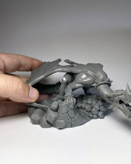 CONAN THE BARBARIAN / cave dragon / SCULPTURE 160MM