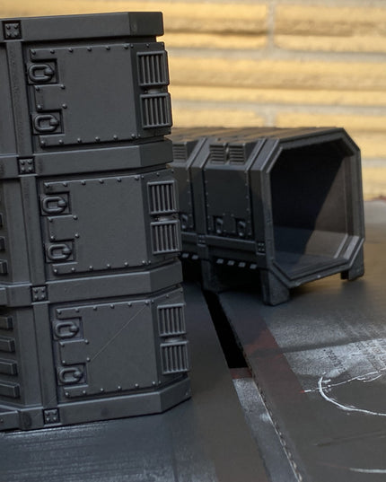 Dieselpunk Shipping Container - Ironside Docks Collection