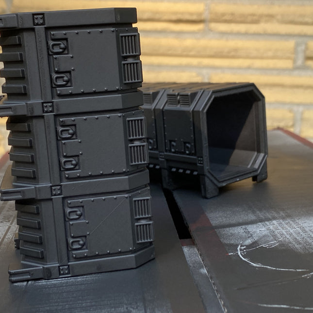 Dieselpunk Shipping Container - Ironside Docks Collection