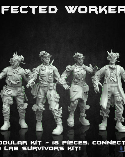 Outbreak in an Evil Lab! - Escape the infected monsters & contain the fungal outbreak!