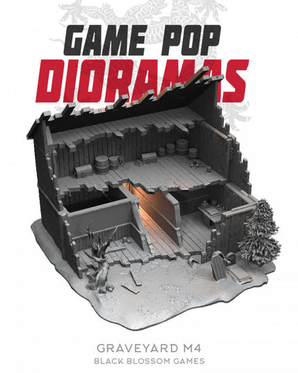 DRM020 Graveyard M4 Diorama :: Game Pop Dioramas :: Black Blossom Games
