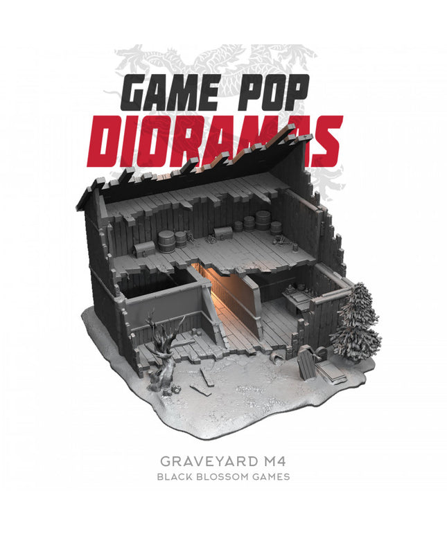 DRM020 Graveyard M4 Diorama :: Game Pop Dioramas :: Black Blossom Games
