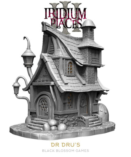 IDP03S07 Dr Dru's House :: Iridium Places 3 :: Black Blossom Games