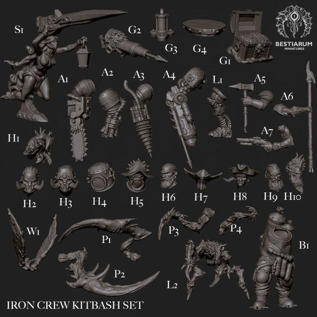 Kitbash Set "Iron Crew"