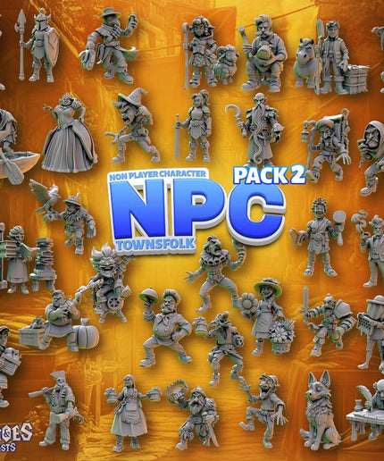 NPC pack V2 (32 Minis)