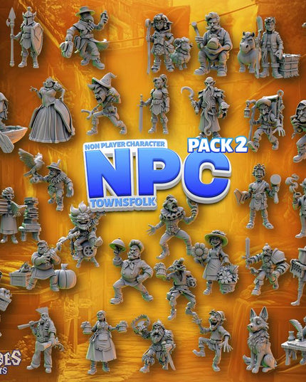 NPC pack V2 (32 Minis)