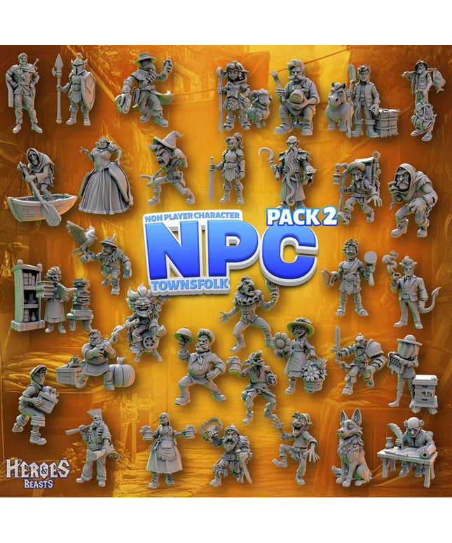 NPC pack V2 (32 Minis)