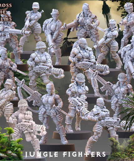 Jungle Fighters (15 FIGURES)
