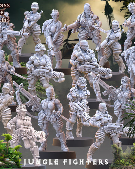 Jungle Fighters (15 FIGURES)
