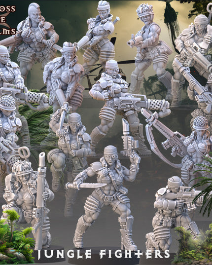 Jungle Fighters (15 FIGURES)