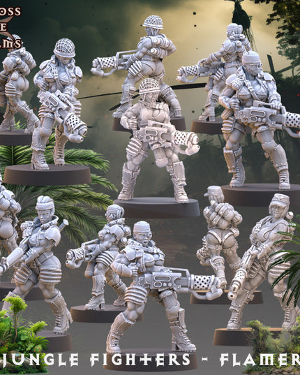 Jungle Fighters (15 FIGURES)