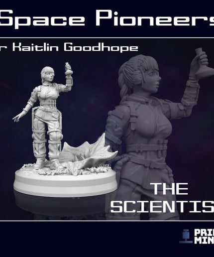 Dr Kaitlin Goodhope Character - Space Scientist - Space Pioneers Collection