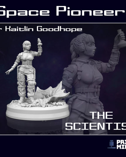 Dr Kaitlin Goodhope Character - Space Scientist - Space Pioneers Collection