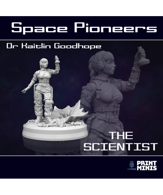 Dr Kaitlin Goodhope Character - Space Scientist - Space Pioneers Collection