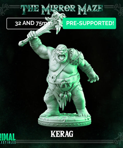 Ogre - Kerag - THE MIRROR MAZE - MASTERS OF DUNGEONS QUEST