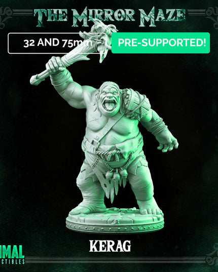Ogre - Kerag - THE MIRROR MAZE - MASTERS OF DUNGEONS QUEST