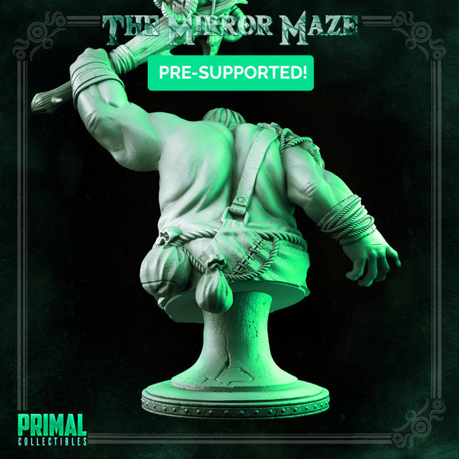 Ogre - Kerag - Bust - THE MIRROR MAZE - MASTERS OF DUNGEONS QUEST