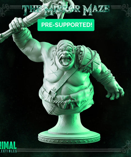 Ogre - Kerag - Bust - THE MIRROR MAZE - MASTERS OF DUNGEONS QUEST