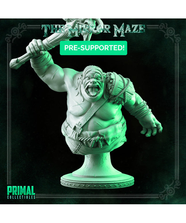 Ogre - Kerag - Bust - THE MIRROR MAZE - MASTERS OF DUNGEONS QUEST