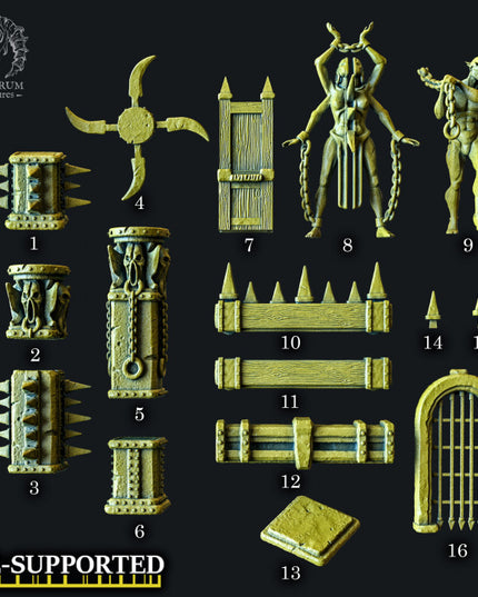 Arena Scatter Terrain Set