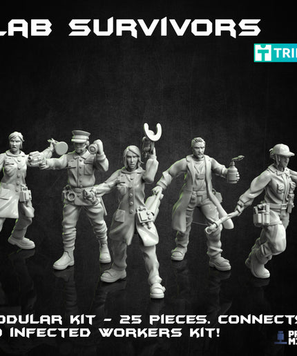 Lab Survivor Characters - Modular - The Outbreak Collection