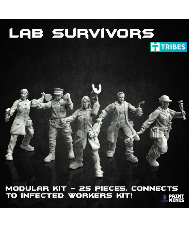 Lab Survivor Characters - Modular - The Outbreak Collection