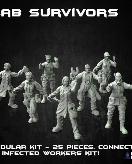 Lab Survivor Characters - Modular - The Outbreak Collection