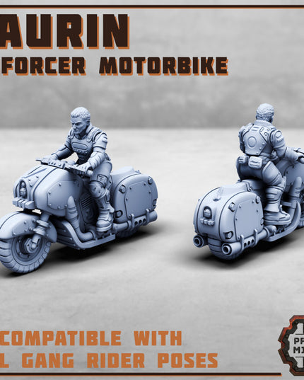 The Laurin - Enforcer Motorbike w/ rider