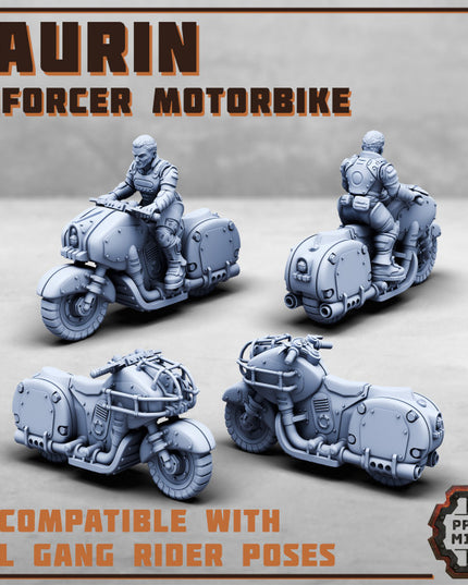 The Laurin - Enforcer Motorbike w/ rider