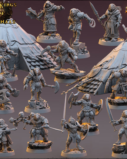 Kings of Karmaaz Full Set / 13 Miniatures + Terrain
