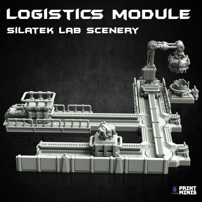 Logistics Rail System - Evil Lab Scenery Module - The Outbreak Collection